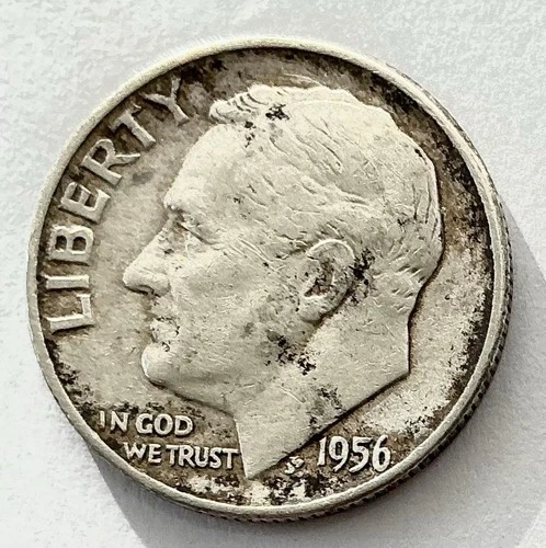 1956 FINE SILVER ROOSEVELT DIME