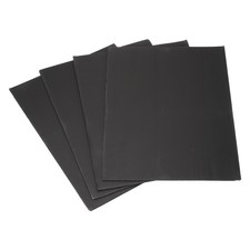 4 Pcs Corrugated Plastic Signs, 4mm 10 x 10 Inch Black Corrugated Plastic Sheet