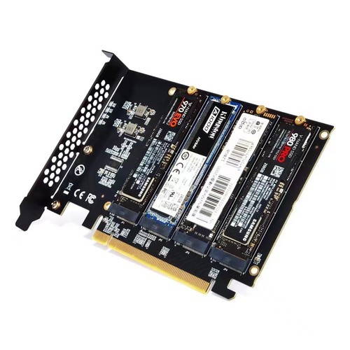Carte D'Extension M.2 NVME Vers PCIe Gen4 X16 Compatible avec les SSD 2230,1784 - Photo 6/8