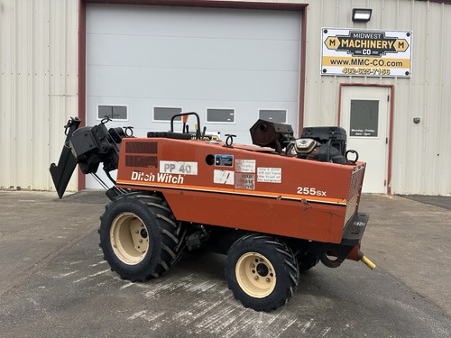Ditch Witch 255SX Vibratory Trencher, Horizontal Boring, Cable Plow