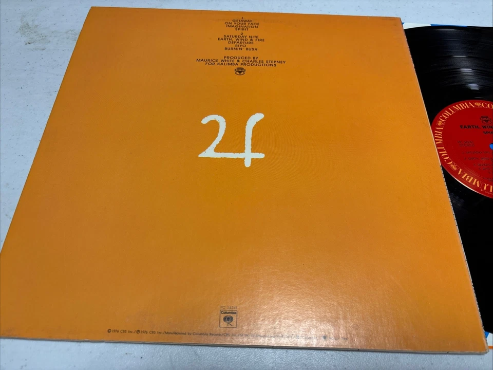 Earth Wind & Fire Spirit 1976 CBS Records Vinyl LP 12" Columbia PC 34241 VG/VG - Image 3 of 4