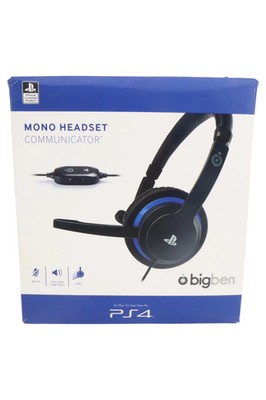 bigben BB4485 Mono Headset Communicator PS4 Schwarz Gaming Kopfhörer