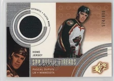 2001-02 SPx /800 Pascal Dupuis (Home Jersey) #142 Rookie RC