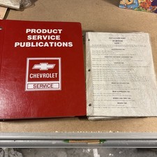 1983 Gm Chevrolet Master Product Service Publication Binder Rare 1983 Gm Chevrolet Master Product Service Publication Binder Rare
