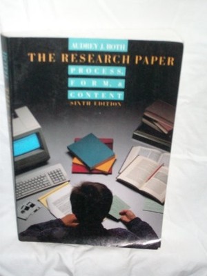 The Research Paper Process For - GOOD