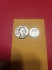 1919 Mercury Dime XF 1958 Washington Quarter UNC Lot2-12