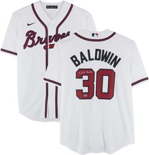 Drake Baldwin Atlanta Braves Autographed White Nike Replica Jersey