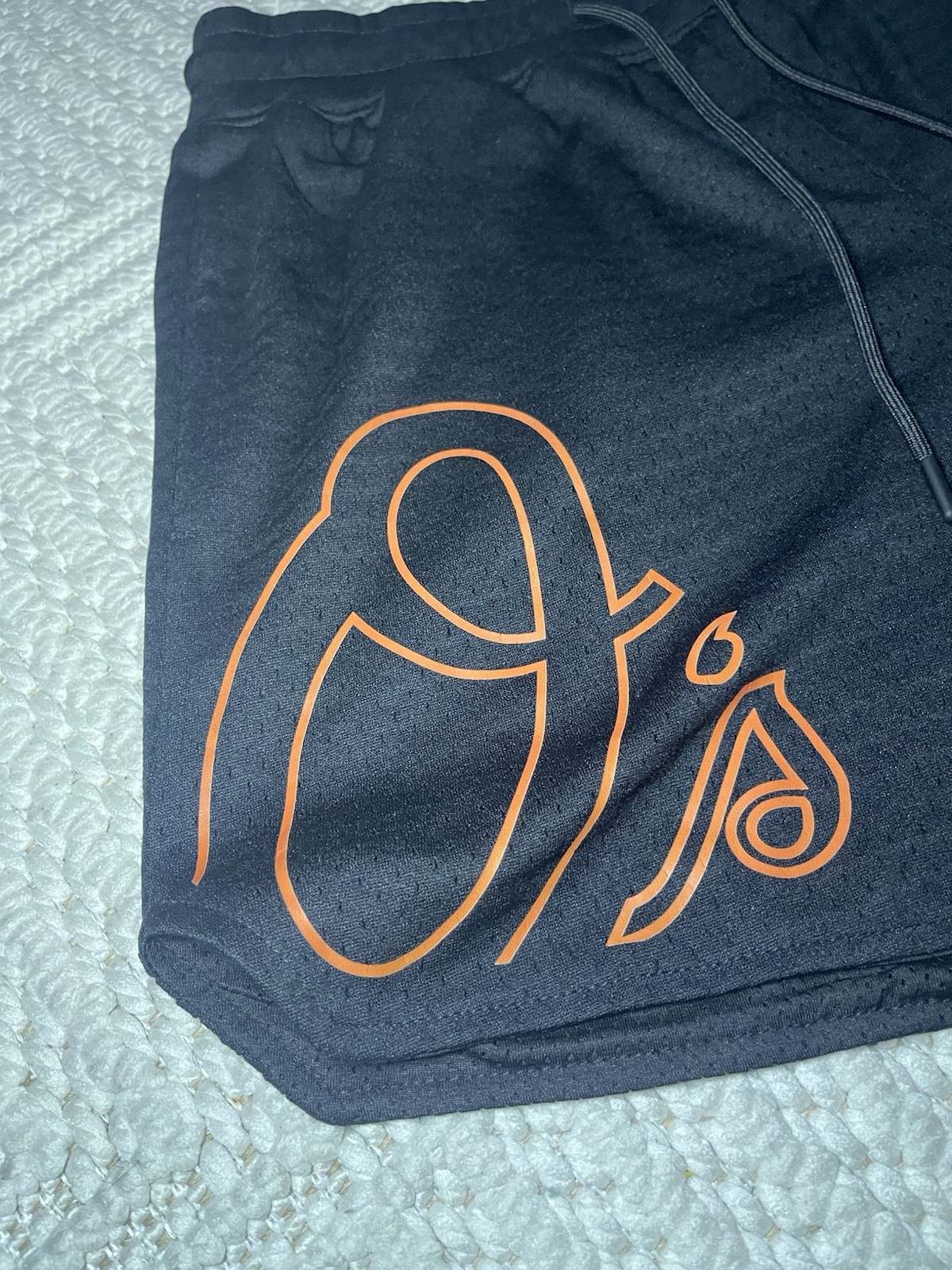 PRO STANDARD MLB BALTIMORE ORIOLES MEN'S BLACK SHORT SIZE MEDIUM