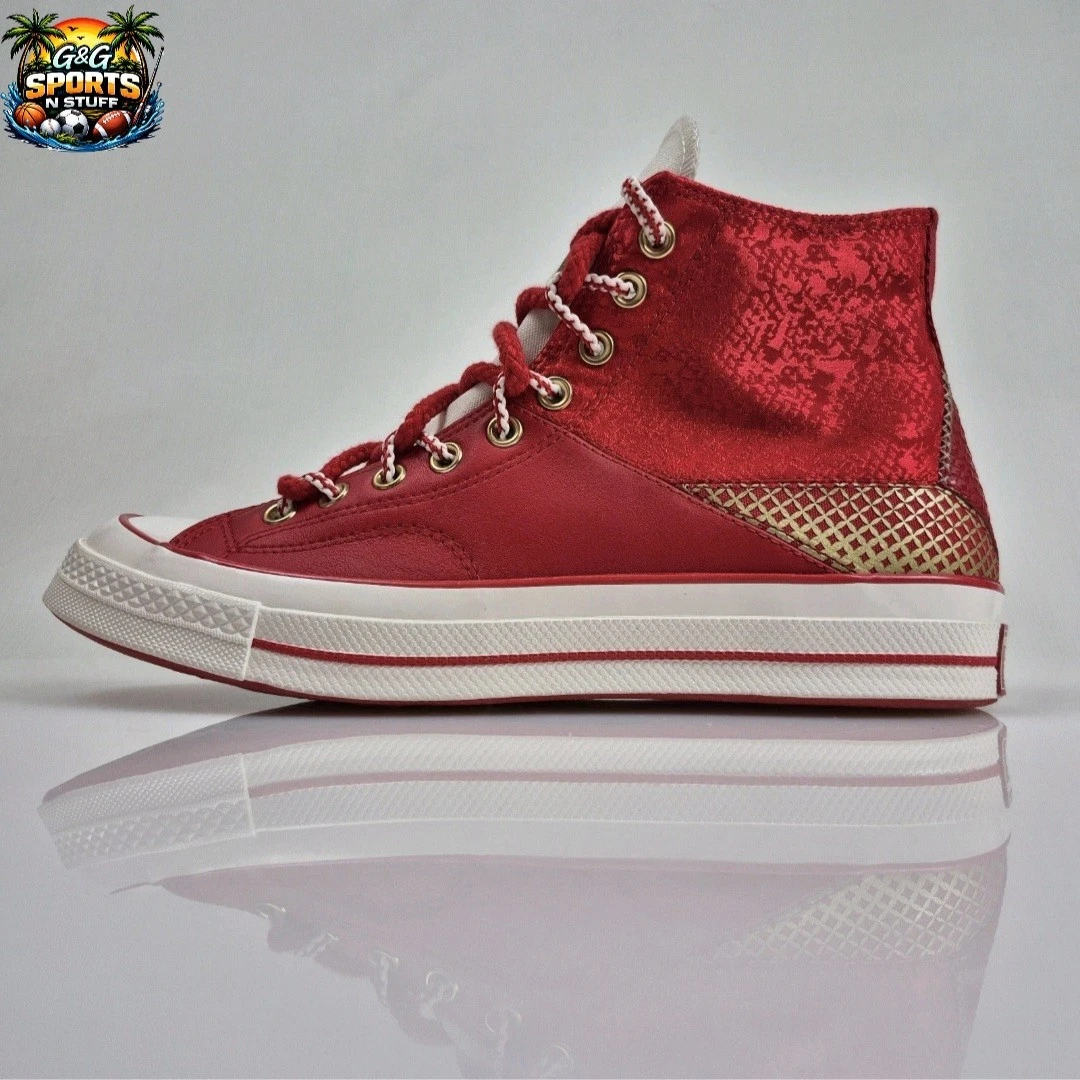 Converse Chuck 70 High Lunar New Year - Enamel Red Snakeskin  display picture 1