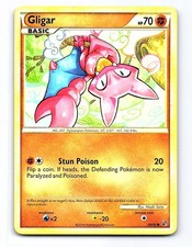 Gligar 49/90 Common HGSS Undaunted Pokemon Lightly Played
