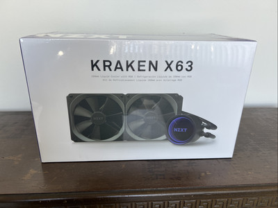 NZXT B082DYR132 Kraken X63 280mm CPU Liquid Cooler RGB Rotating Infinity Mirror