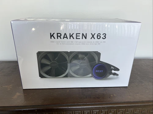 NZXT B082DYR132 Kraken X63 280mm CPU Liquid Cooler RGB Rotating Infinity Mirror