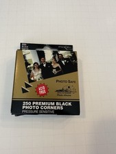 Pioneer Photo Album Black Photo Corners, 250 Pressure Sensitive