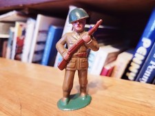 VERY NICE 1940s BARCLAY B203 705 LEAD DIME STORE G.I. SOLDIER AT PORT ARMS