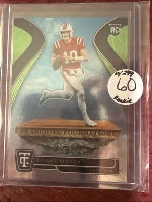 Drake Maye Rookie Card /299 Franchise Foundations Totally Certified Pats