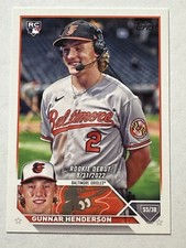 2023 Topps Update Series - Rookie Debut #US18 Gunnar Henderson (RC)
