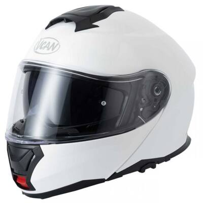 VCAN H272 GLANZ WEISS KLAPPHELM VORNE MODULAR MOTORRAD MOTORRAD BIKE HELM