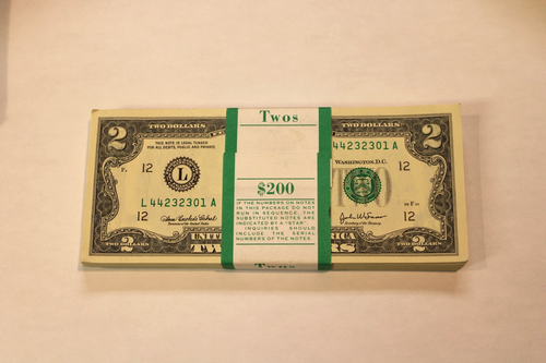 BEP Strap 100 - Sequential $2 Dollar Bills 2003A SAN FRANCISCO FEDERAL RESERVE - Picture 2 of 6