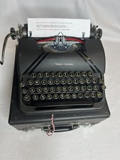 Vintage 1946 Smith Corona 4 Bank Sterling Portable Typewriter & Case - Very Nice thumbnail