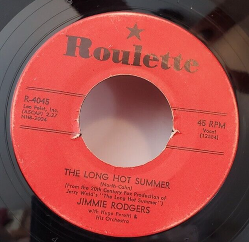 Jimmie Rodgers OH-OH I'M FALLING IN LOVE AGAIN (45) #4045 PLAYS VG+ TO VG++ - Picture 4 of 5