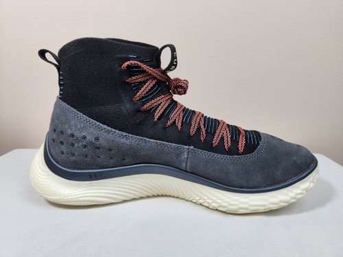Under Armour Curry 4 Flotro ‘Jet Grey’ Black Steph Curry 3024861-101 Mens Sz 10 - Picture 3 of 13