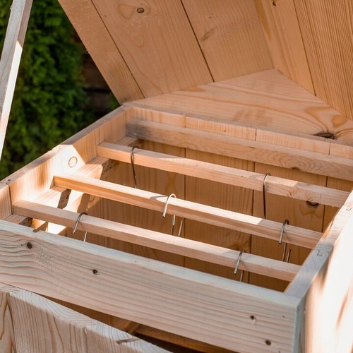 TOP-Qualität Räucherkammer Räucherei Holz Räucherofen Räucherschrank Garten - Bild 5 von 10