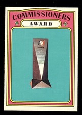 1972 Topps #621 Commissioners Award