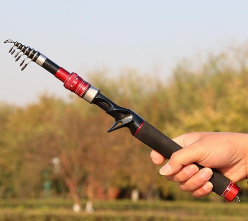 Power Telescopic Rock Fishing Rod 1.5M-2.4M Carbon Fiber Spinning Fishing Poles - Picture 17 of 46