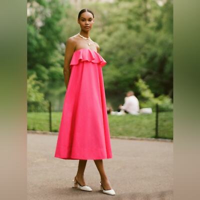 a line dress anthropologie By Anthropologie Smocked A-Line Dress