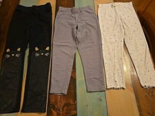 Girl's 365 Kids Pants  Leggings Size 6 Lot Of 3 Pair