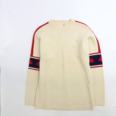 Vintage Maple Leaf Crewneck Sweater Size Medium