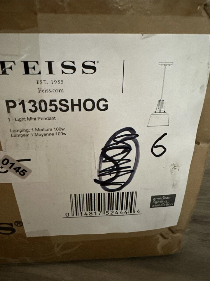 Mini colgante Feiss P1305SHOG Foto 4 de 4