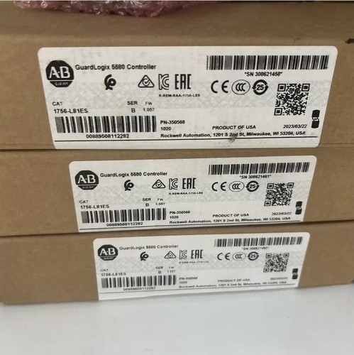 New Factory Sealed Allen Bradley 1756-L81ES /B GuardLogix 5580 Controller