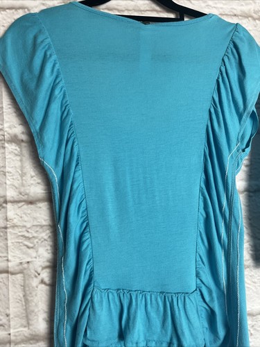 Lorna Jane Blue Sports Tops x 2. Short Sleeved & Half Sleeve Hoody. Size XS. #M - Picture 10 of 20