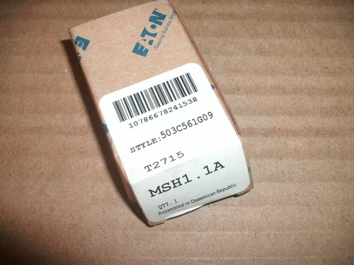 EATON CUTLER HAMMER MSH1.1A 503C561G09 THERMAL OVERLOAD HEATER - 7 AVAILABLE