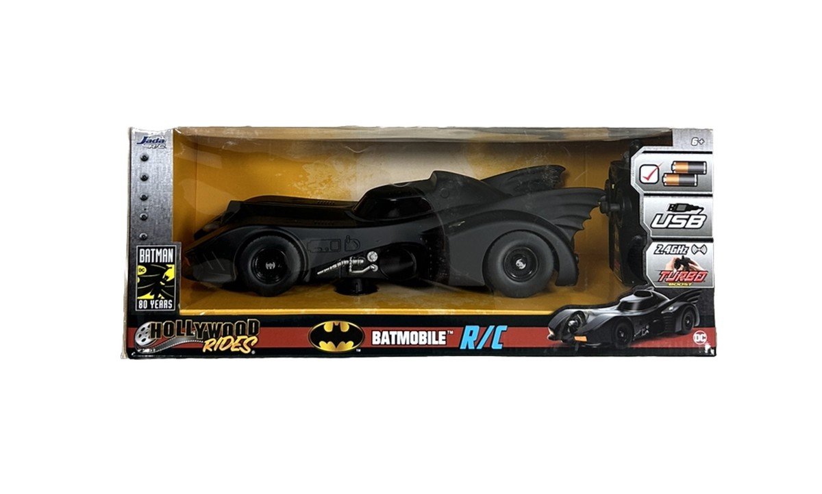Jada Toys Hollywood Rides 1989 BATMOBILE - 2.4GHz RC Remote
