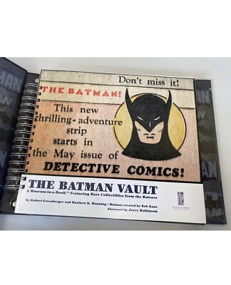 The Batman Vault - Museum in a Book | eBay