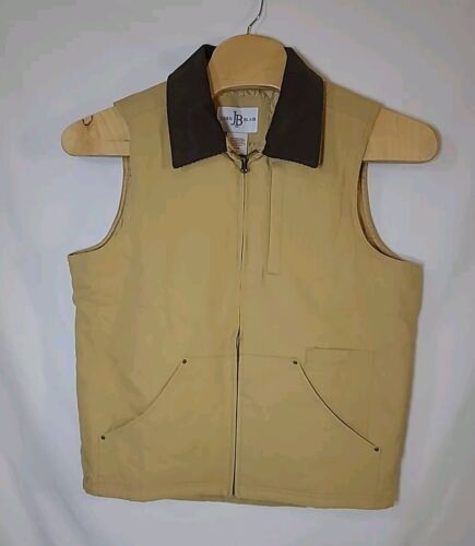 John Blair Canvas Utility Tan Vest Mens Medium