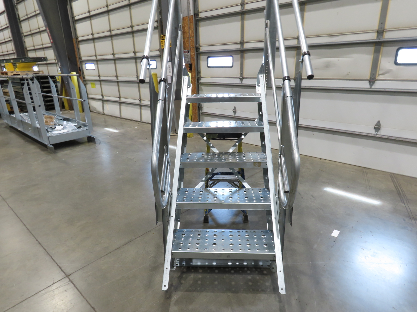 Greene Galvanized Stairs ASeries 5Step Stair Section Farm Grain Bin