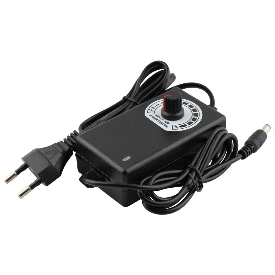 Adjustable Power Supply AC100V-240V TO DC 3-12V 3-24V 1A 3A 5A Universal Adapter - Image 3 of 4