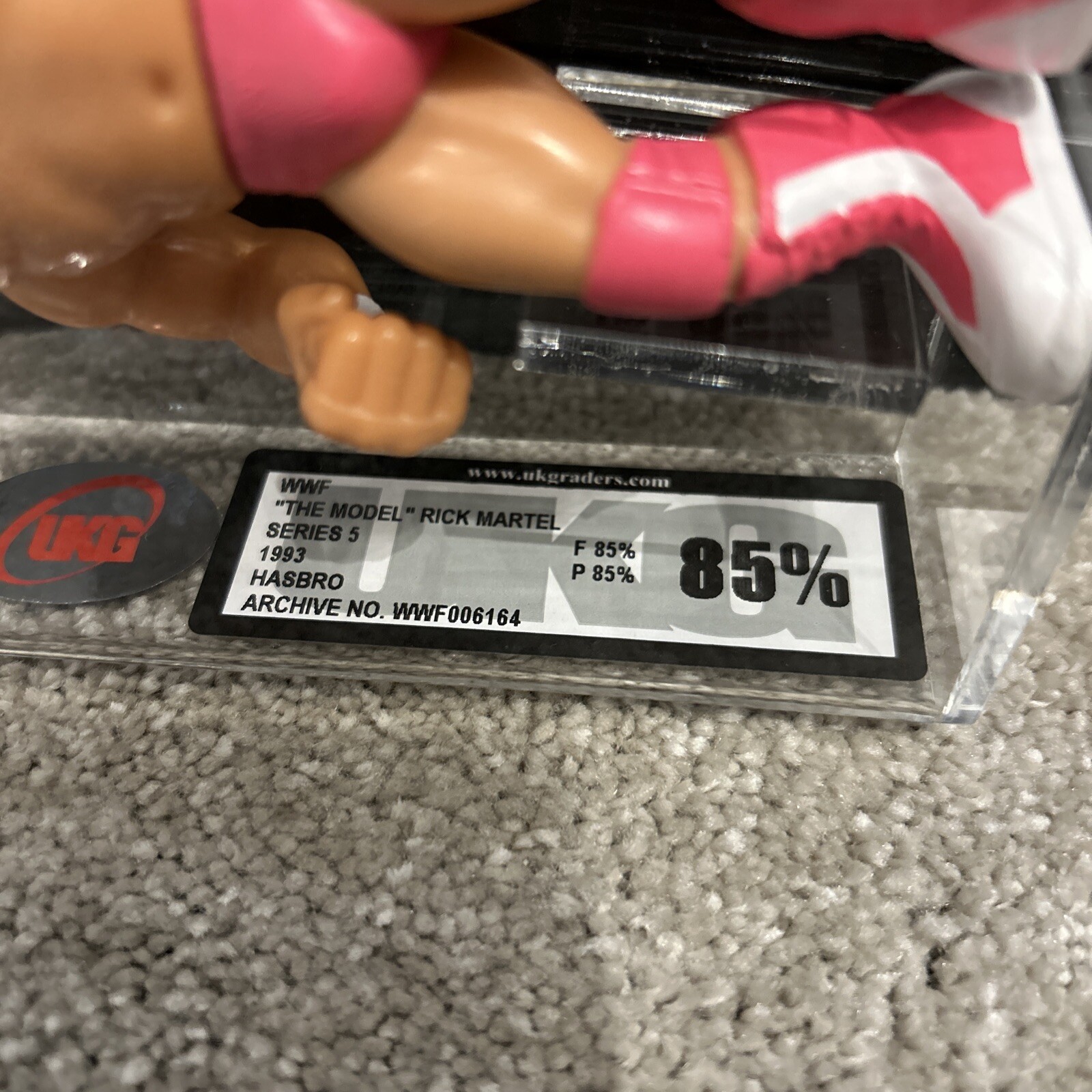 WWF WWE HASBRO The Model Rick Martel UKG85 GRADED Action Figure