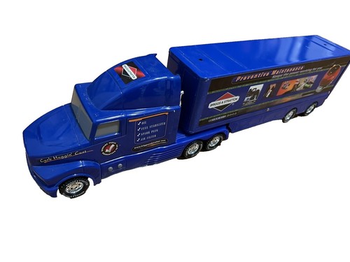 Vintage NYLINT Bass Chaser Truck & Boat & Trailer Blue Metal