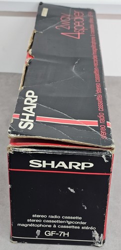 Sharp GF-7H Radio Stereo Cassette Recorder Boombox Ghetto Blaster - Foto 5 di 22