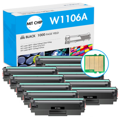 XXL Toner für HP 106A W1106A Laser MFP 135wg MFP 137fwg 107w 107a 135a 135ag