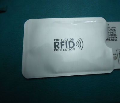 10 RFID Credit Debit ID Card Sleeve Protector Blocking Safety Shield Anti  Theft] | eBay