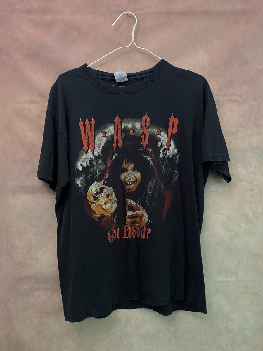 W.A.S.P. Wasp T-Shirt Rock Tee Vintage 2011 Got Blood? Size L | eBay