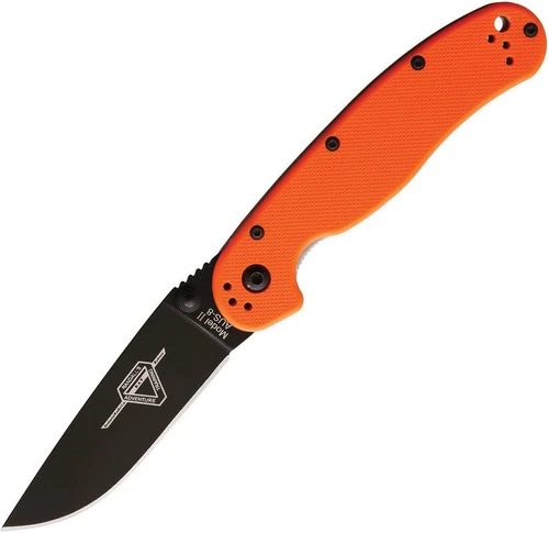 New Ontario RAT II Linerlock Orange 8861OR