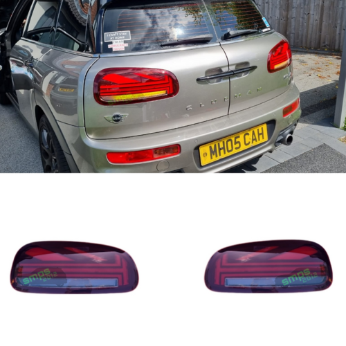 Mini Clubman F54 RED LED Union Jack Rear Tail Lights, *ERROR FREE* 2016+ - Picture 1 of 6