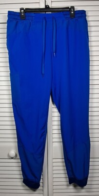 Natural Uniforms Medical Blue Scrub Pants Modern Fit Cool Stretch Women s L