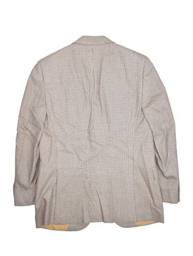 Abrigo Blazer Abrigo Deportivo Brioni Para Hombre 40 Beige Mezcla Lana Hecho en Italia - Imagen 6 de 12